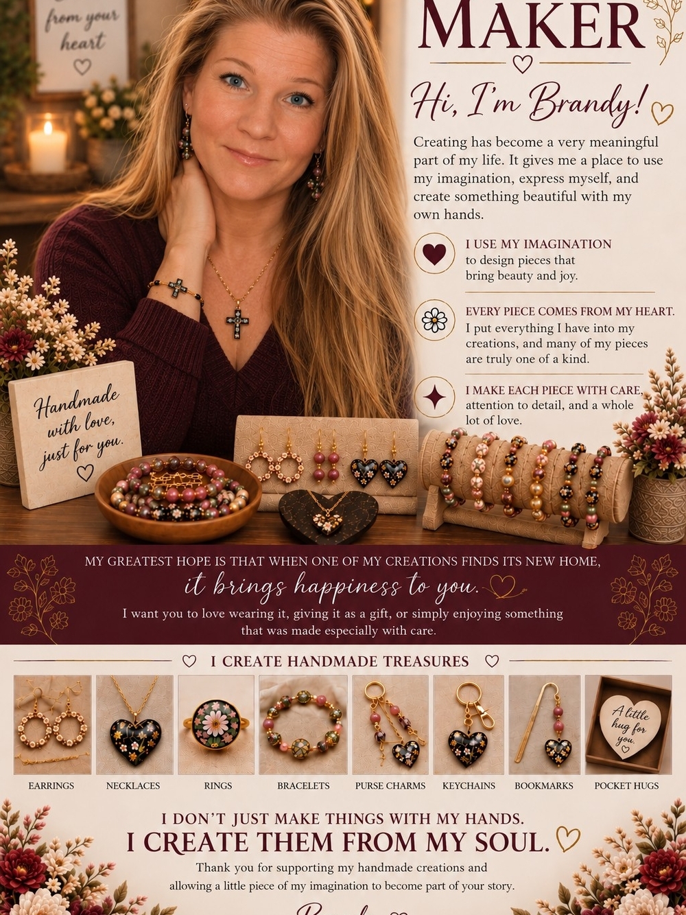 Meet The Maker 💕 By Brandy | Handmade Jewelry & Gifts